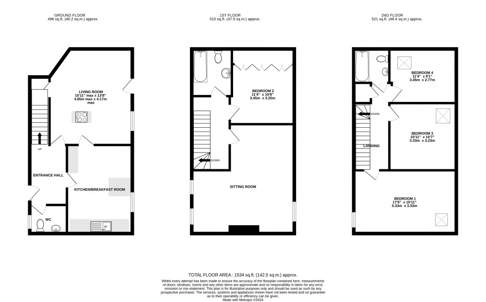 Floorplan for Llandefalle, Brecon, Powys