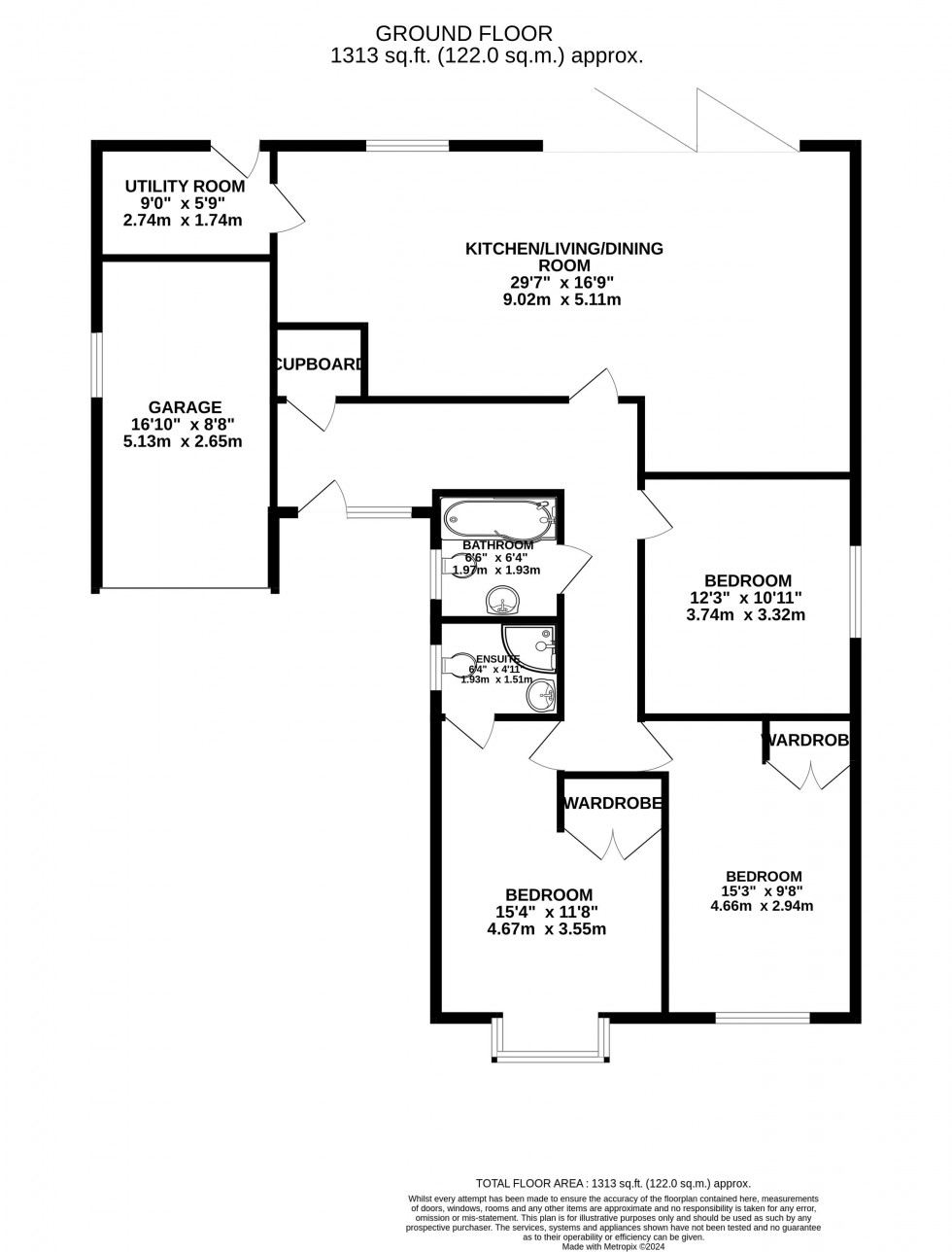 Floorplan for Brecon, Powys