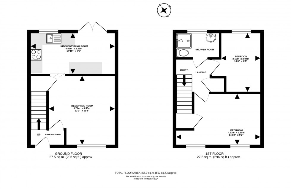 Floorplan for Dyffryn Road, Llandrindod Wells, Powys