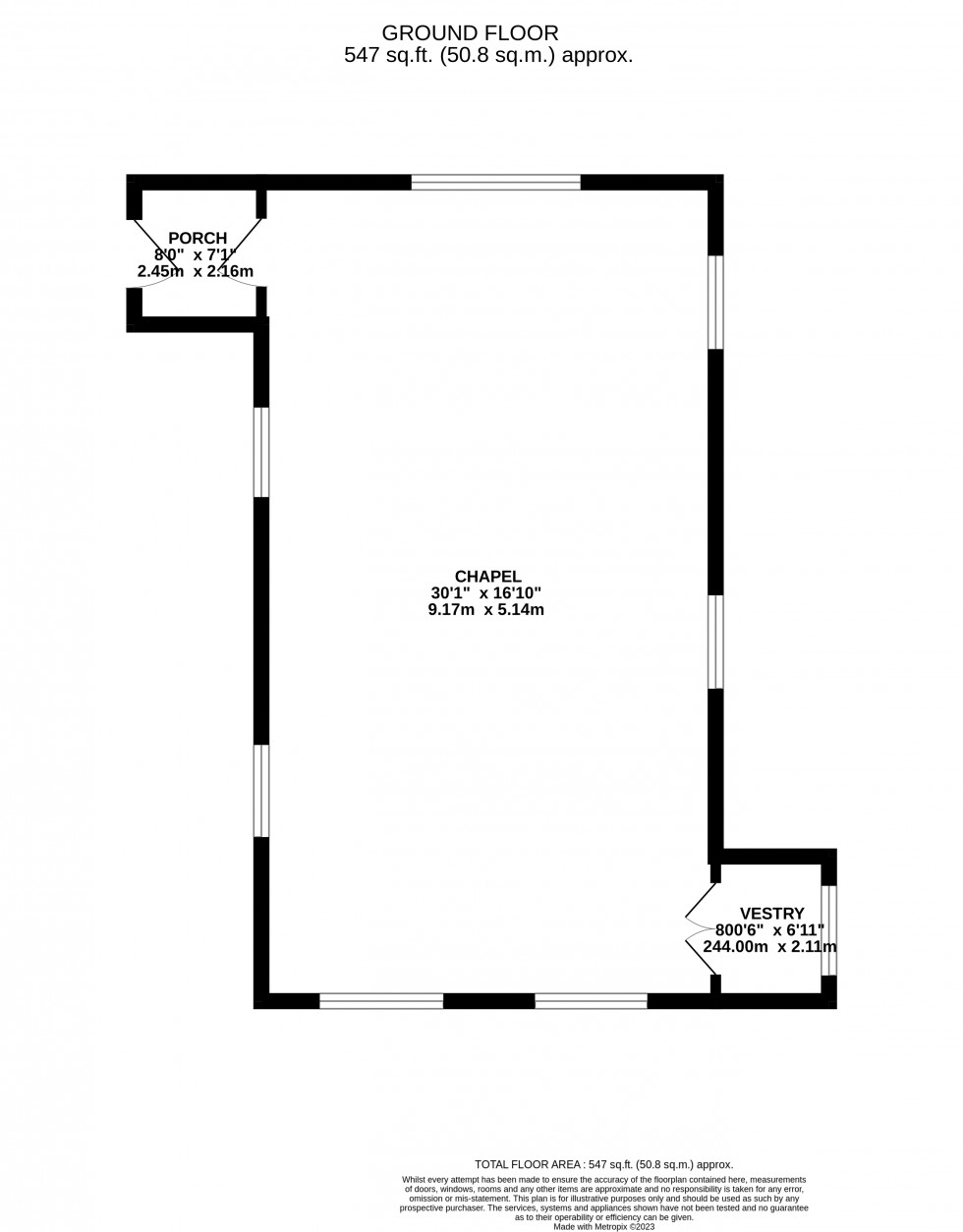 Floorplan for Brecon, Powys