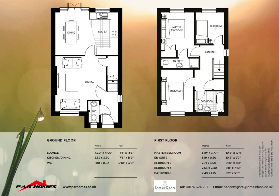 Floorplan for Brecon, Powys