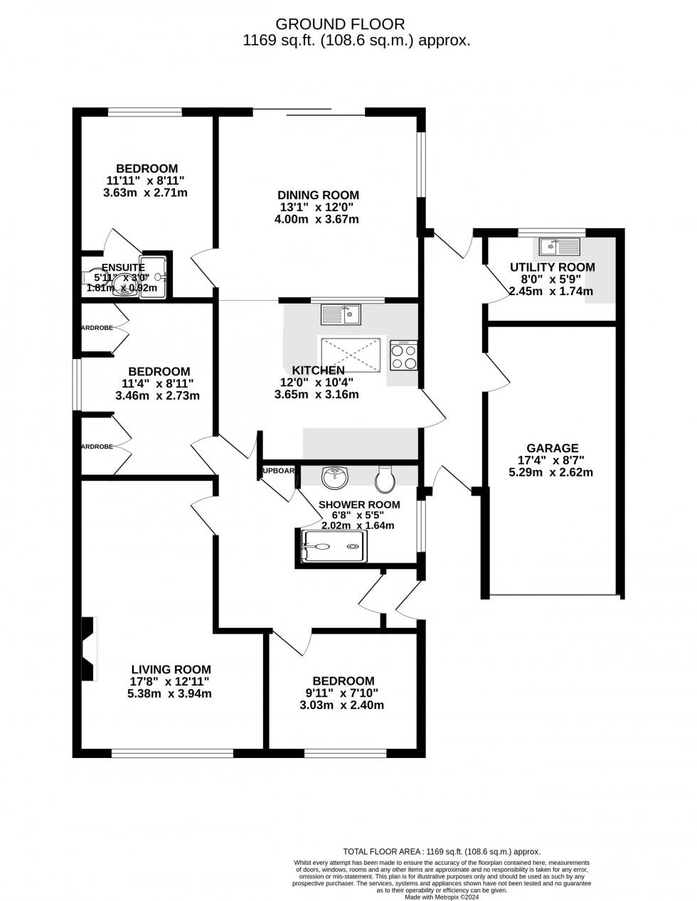 Floorplan for Parc Pendre, Brecon, Powys