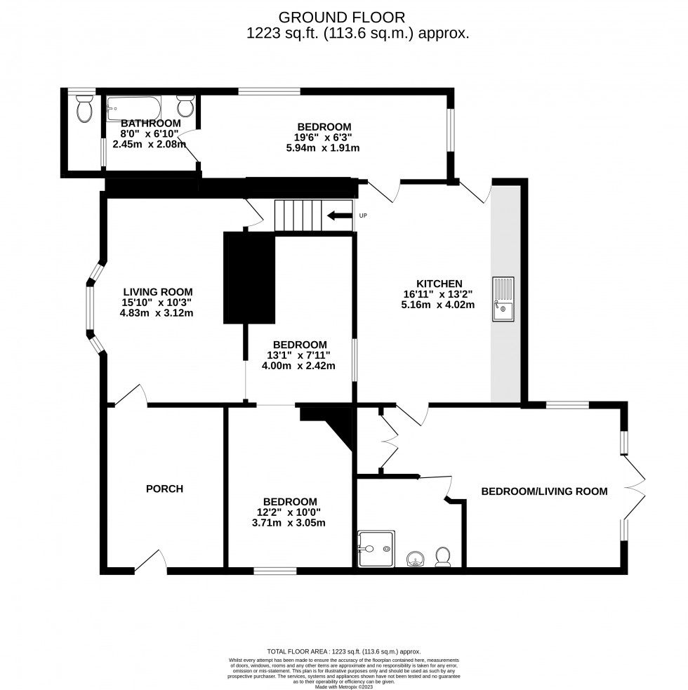 Floorplan for Cradoc, Brecon, Powys