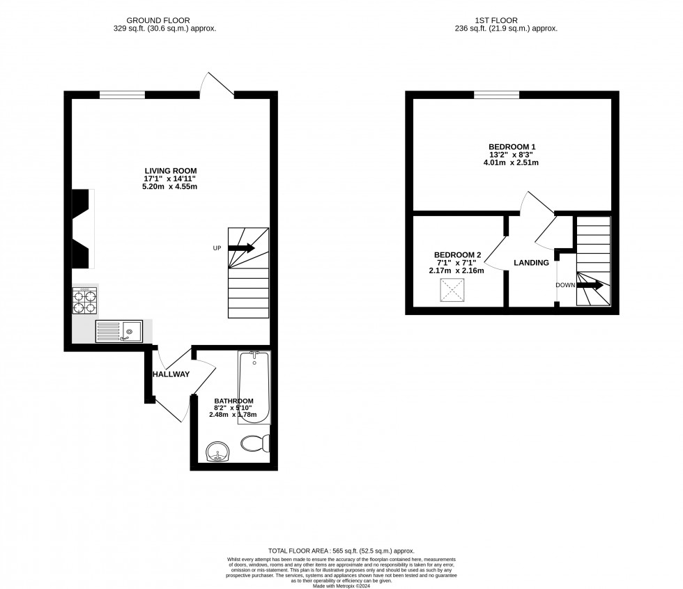 Floorplan for Defynnog, Brecon, Powys