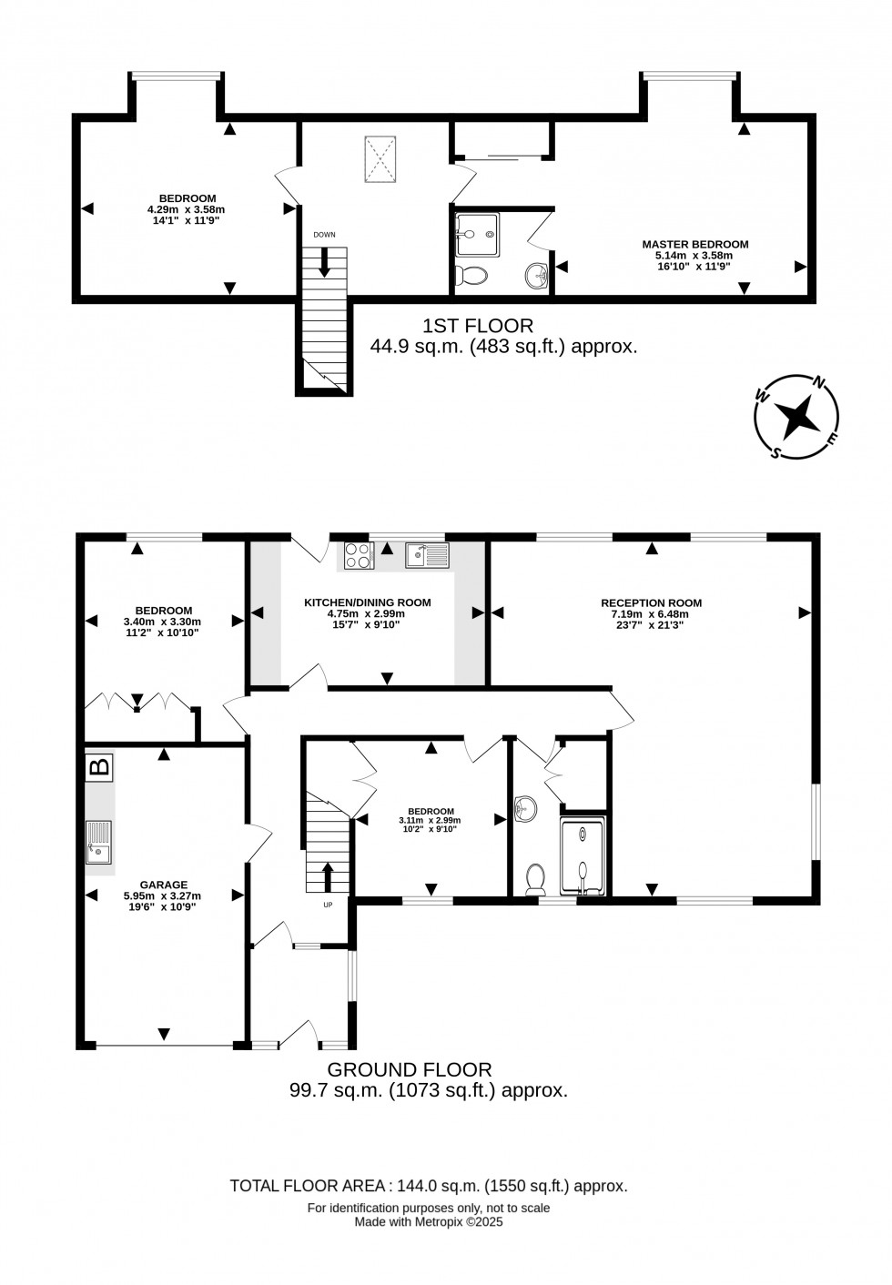 Floorplan for Erw Haf, Llanwrtyd Wells, Powys