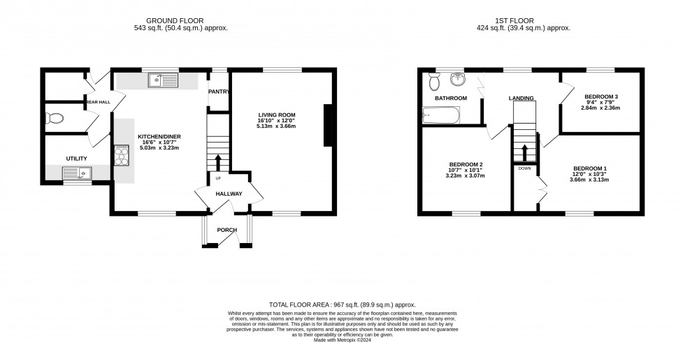 Floorplan for Trefecca, Brecon, Powys