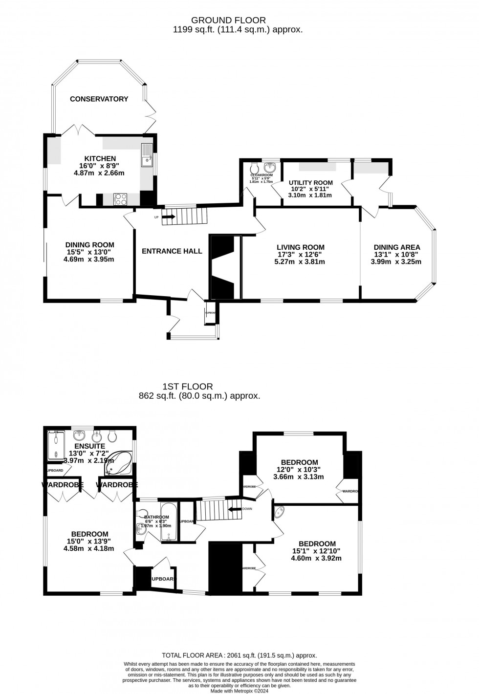 Floorplan for Llangynidr, Crickhowell, Powys