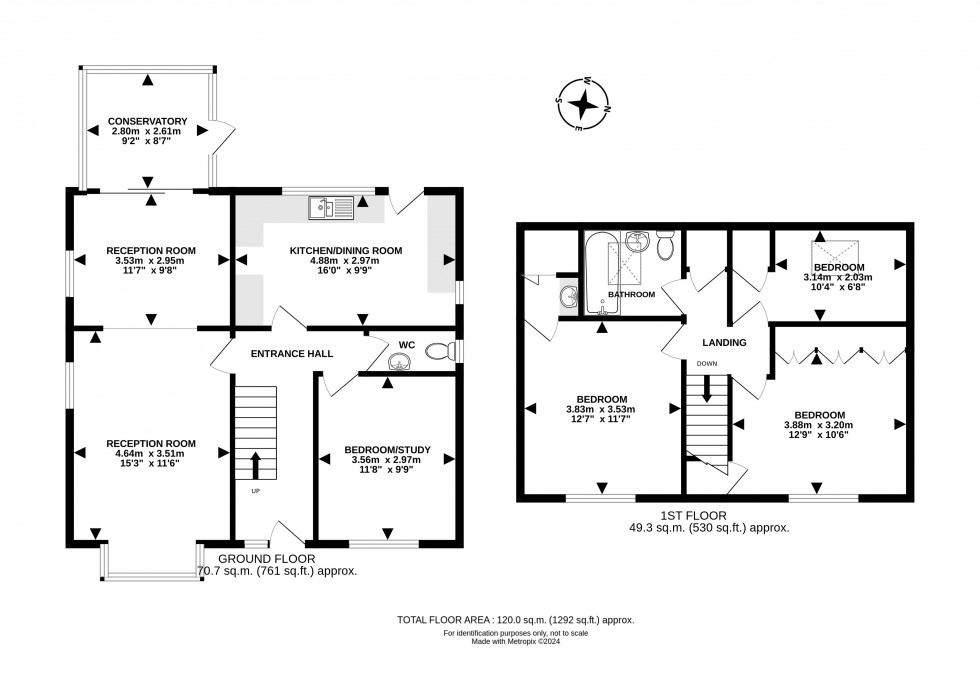 Floorplan for Brecon Road, Builth Wells, Powys