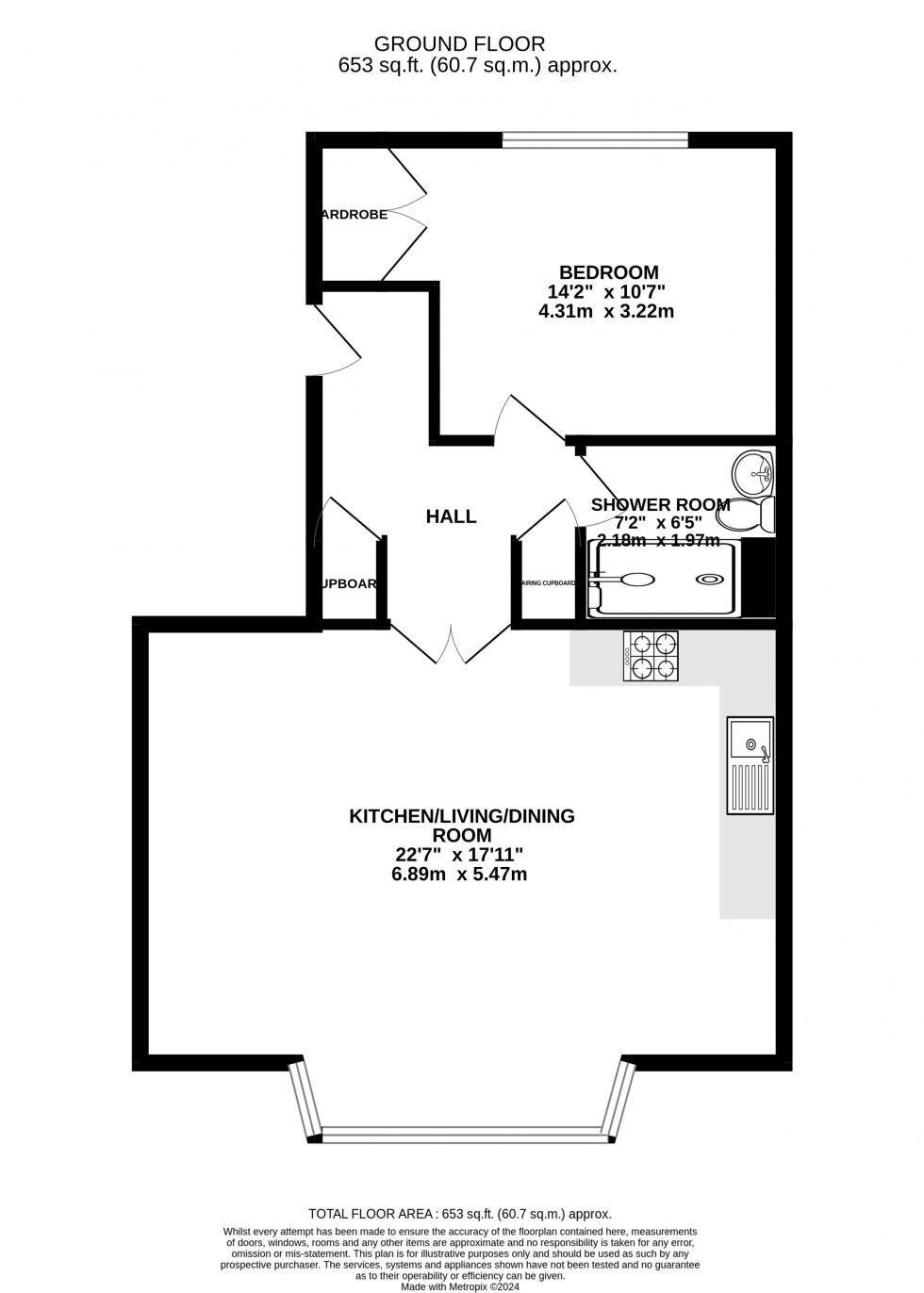 Floorplan for Sarno Square, Abergavenny, Monmouthshire