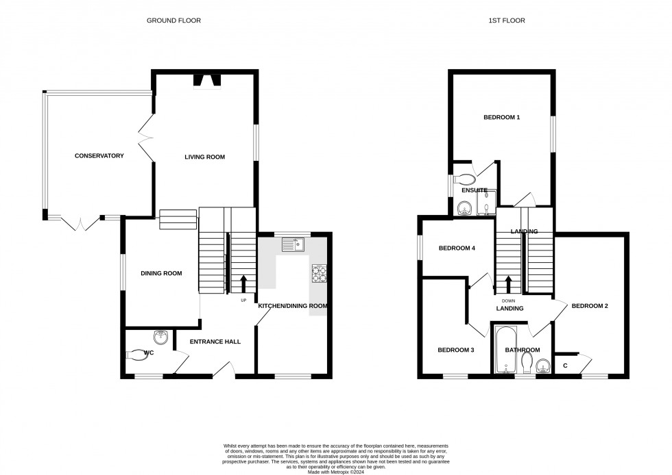 Floorplan for Eluneds Drive, Brecon, Powys