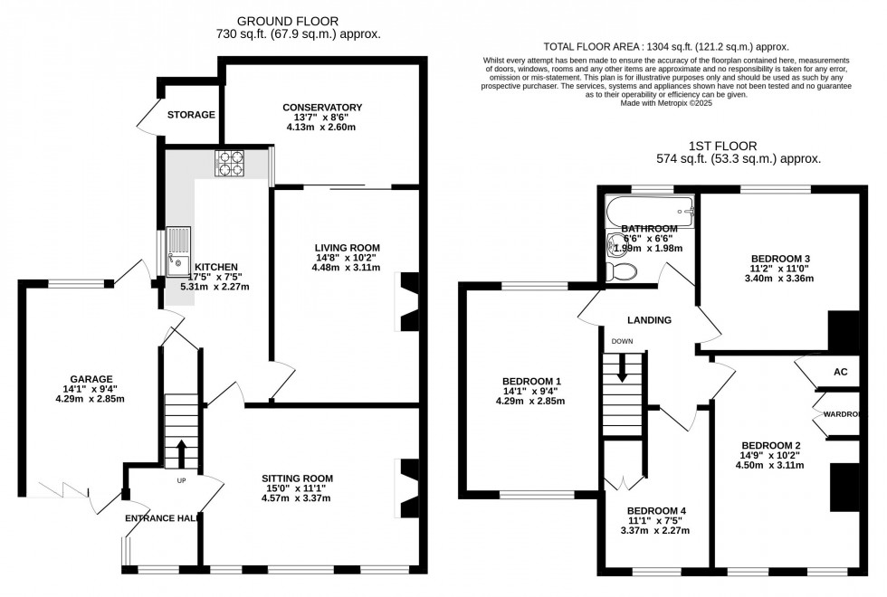 Floorplan for North Street, Abergavenny, Monmouthshire