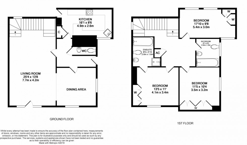 Floorplan for Penoyre, Brecon, Powys