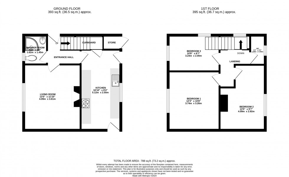 Floorplan for Bryn de Winton, Brecon, Powys