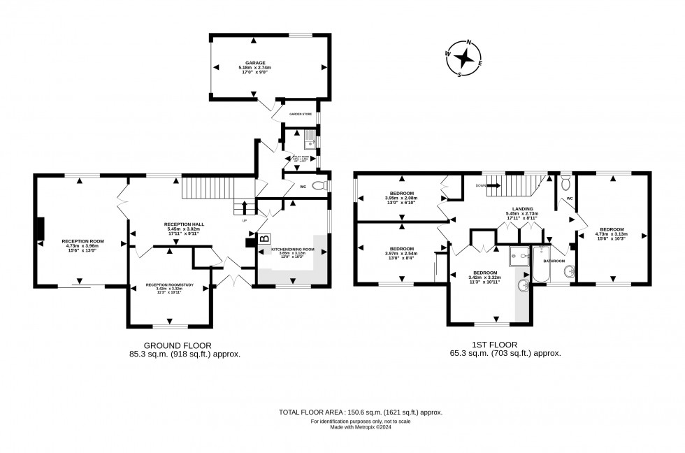 Floorplan for Hospital Road, Builth Wells, Powys