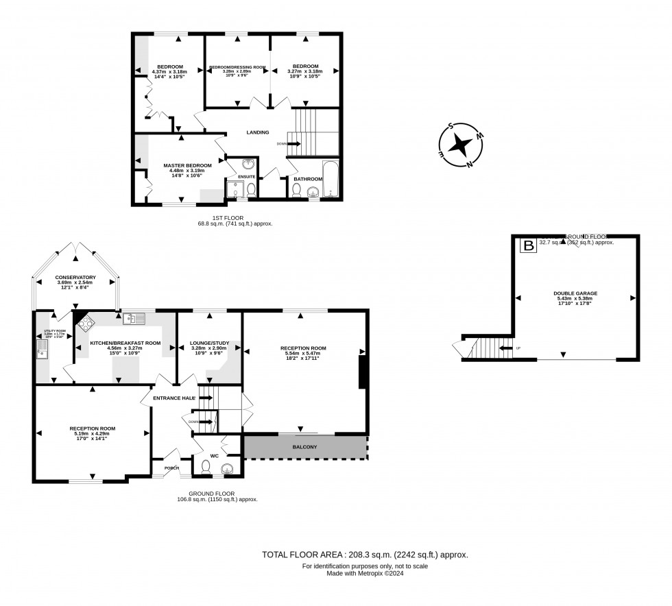 Floorplan for Cefn Morfa, Llandrindod Wells, Powys