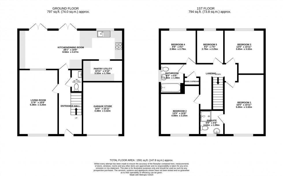 Floorplan for Llantilio Pertholey, Abergavenny, Monmouthshire