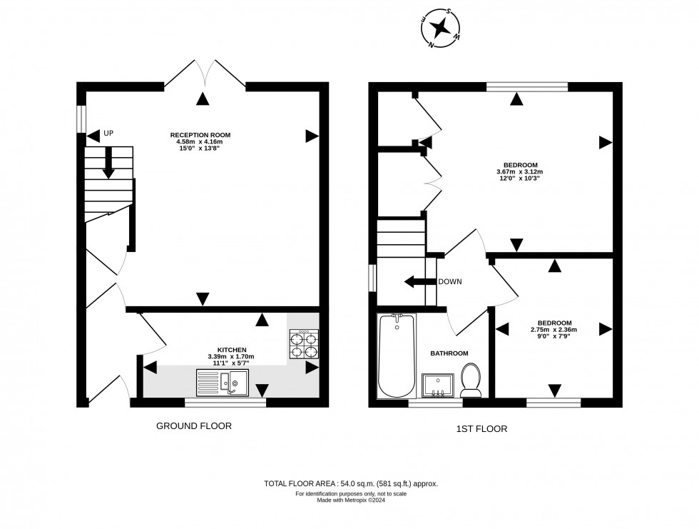 Floorplan for Daffodil Wood, BUILTH WELLS, Powys