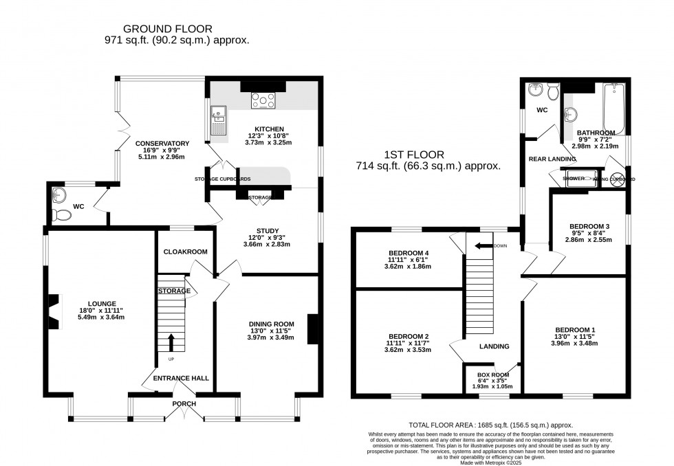 Floorplan for Pandy, Abergavenny, Monmouthshire