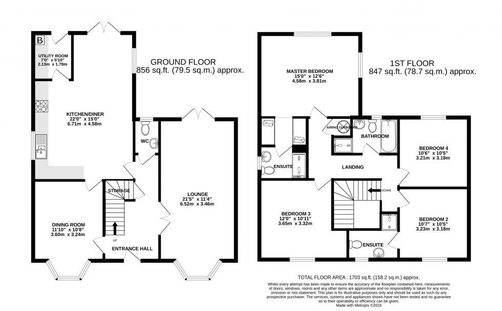 Floorplan for Gilwern, Abergavenny, Monmouthshire