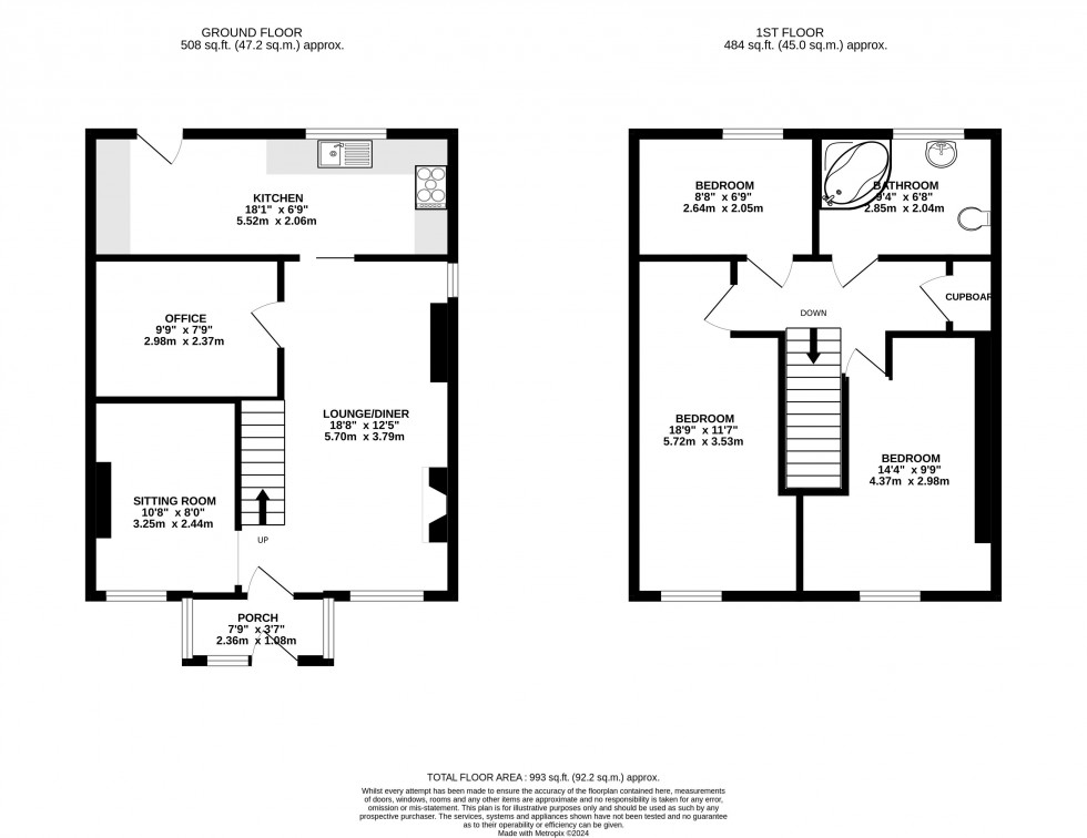 Floorplan for Talgarth, Brecon, Powys