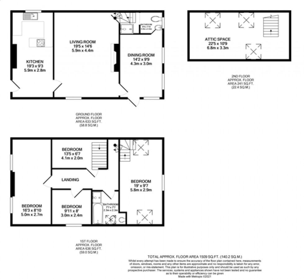 Floorplan for Trallong, Brecon, Powys