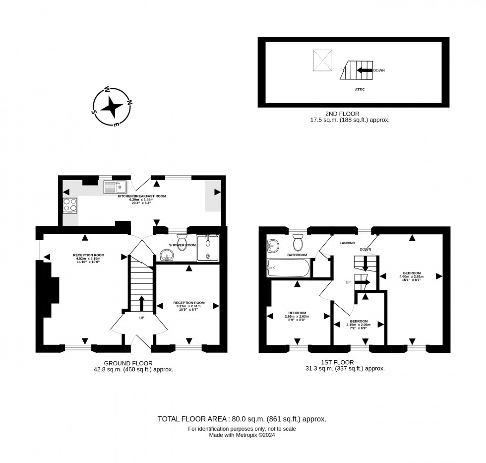 Floorplan for Irfon Crescent, Llanwrtyd Wells, Powys