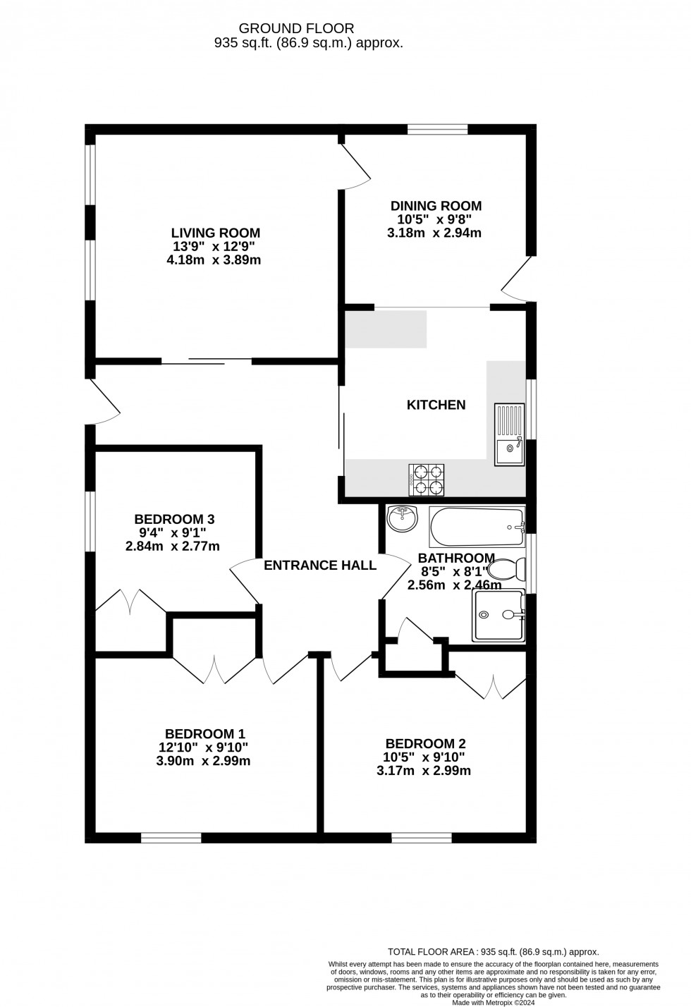 Floorplan for Parc Pendre, Brecon, Powys