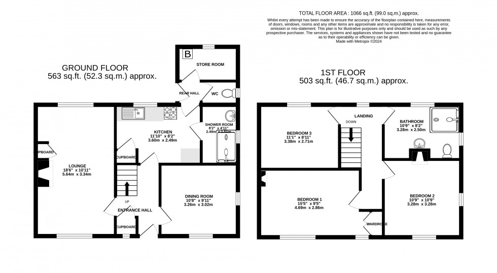 Floorplan for Mardy, Abergavenny, Monmouthshire