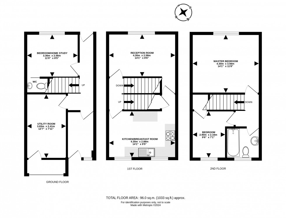 Floorplan for Brecon Road, Builth Wells, Powys