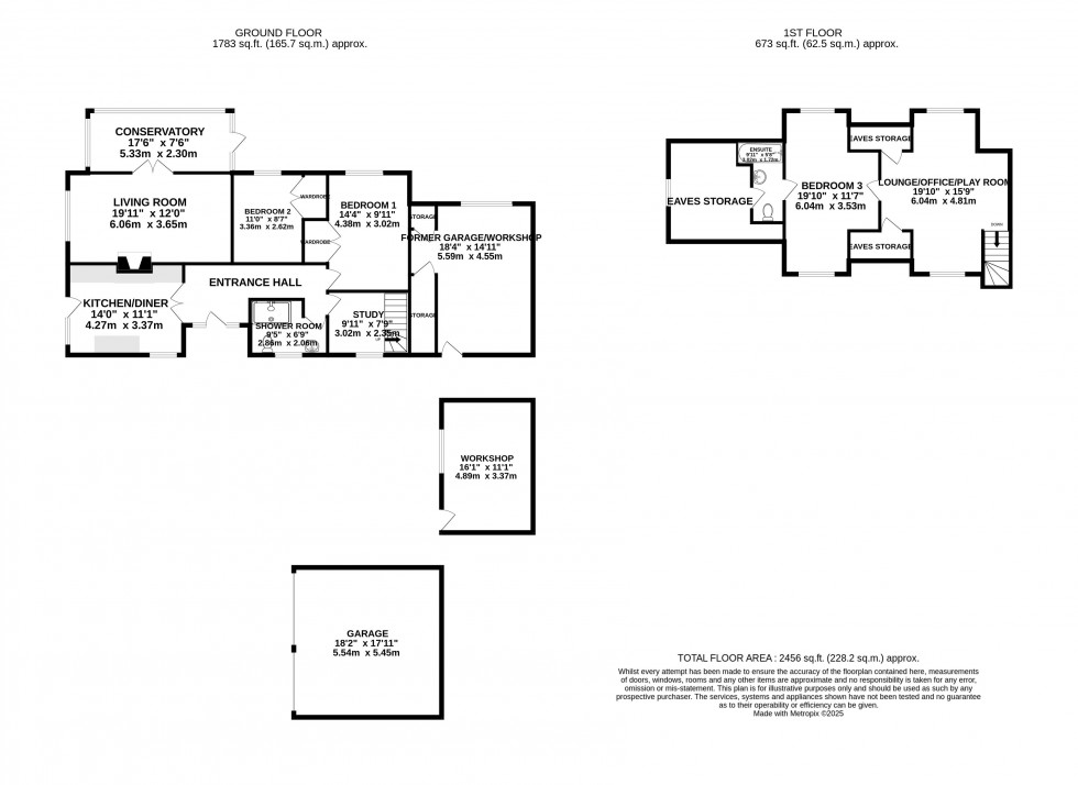 Floorplan for Govilon, Abergavenny, Monmouthshire