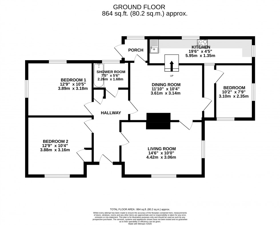 Floorplan for Talgarth, Brecon, Powys