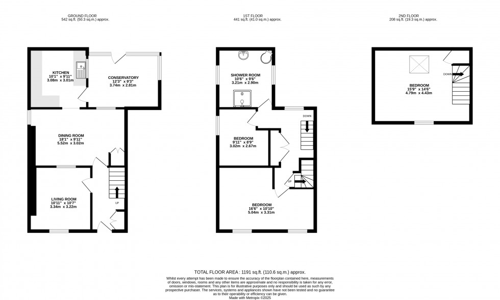 Floorplan for Defynnog, Brecon, Powys