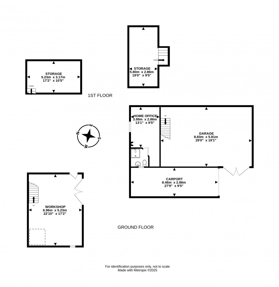 Floorplan for Aberedw, Builth Wells, Powys