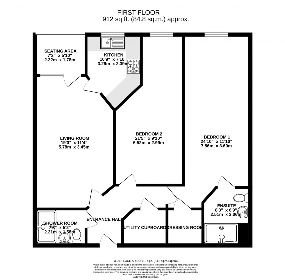 Floorplan for Tudor Street, Abergavenny, Monmouthshire