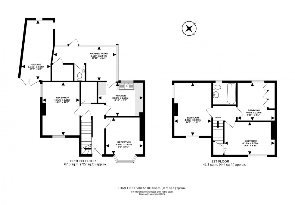 Floorplan for Broadway, Builth Wells, Powys