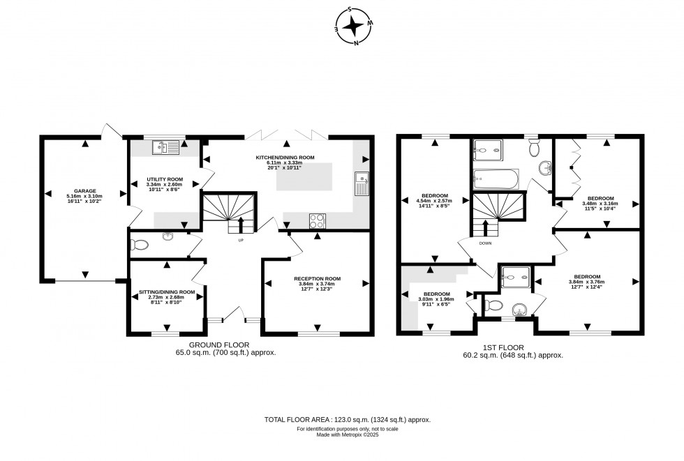 Floorplan for Tir Gorsaf, Llanwrtyd Wells, Powys