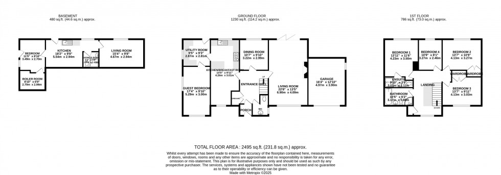 Floorplan for Llangynidr, Crickhowell, Powys