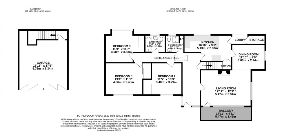 Floorplan for Avenue Crescent, Abergavenny, Monmouthshire