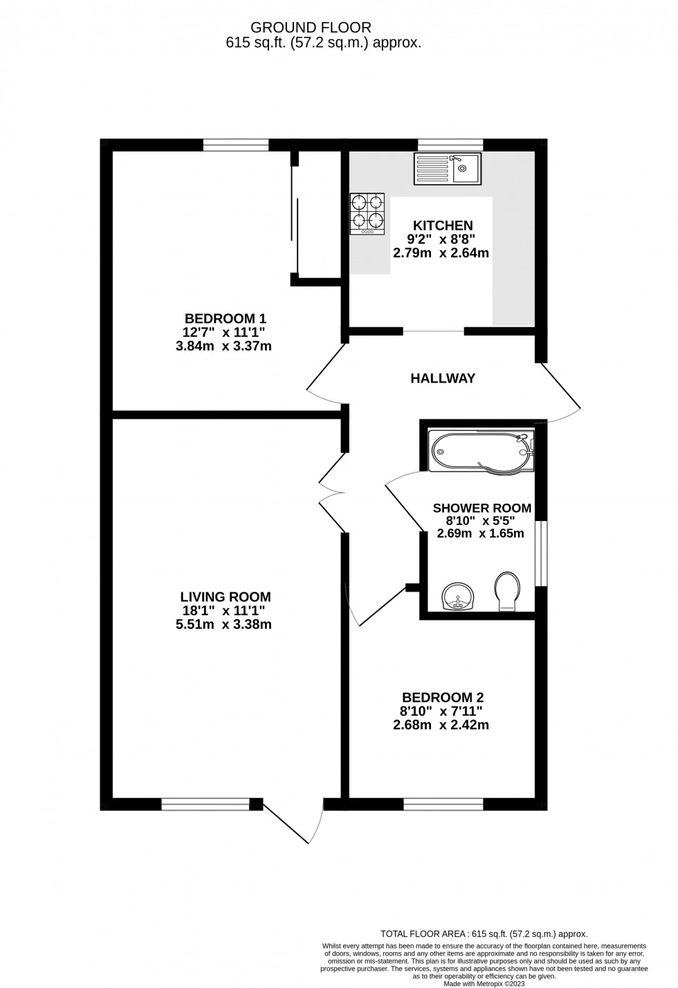 Floorplan for Beech Grove, Brecon, Powys